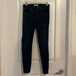 Madewell 9" High-Riser Skinny jeans Larkspur wash. Tencel denim edition. 27.👖